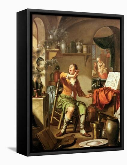 The Alchemist-Hendrick Heerschop-Framed Stretched Canvas