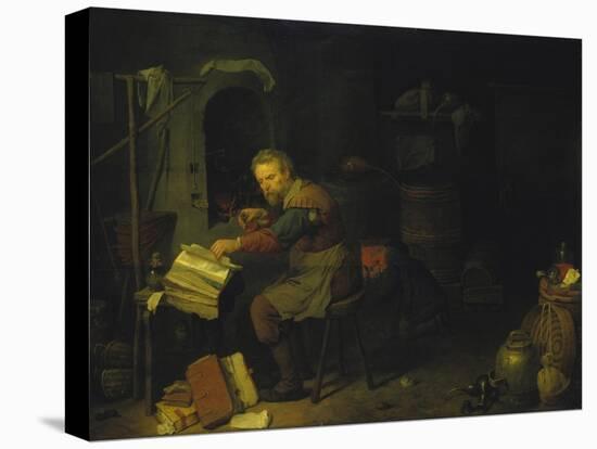 The Alchemist-David Ryckaert III-Stretched Canvas