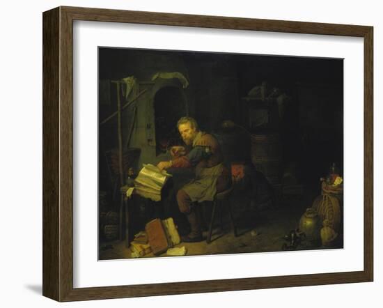 The Alchemist-David Ryckaert III-Framed Giclee Print