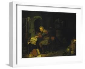 The Alchemist-David Ryckaert III-Framed Giclee Print