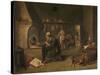 The Alchemist-David Teniers-Stretched Canvas