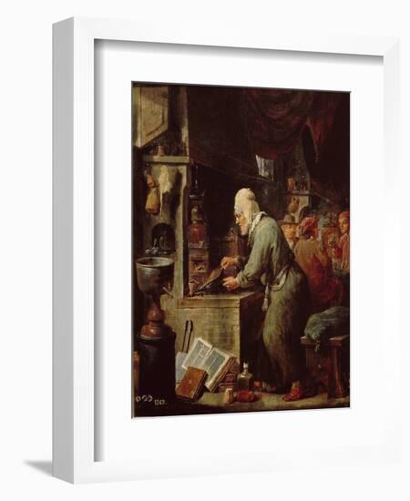 The Alchemist-David Teniers the Younger-Framed Giclee Print