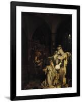 The Alchymist, 1771-Joseph Wright of Derby-Framed Premium Giclee Print