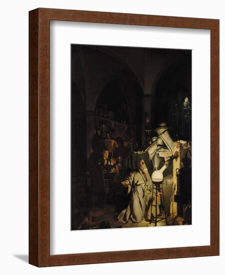 The Alchymist, 1771-Joseph Wright of Derby-Framed Giclee Print