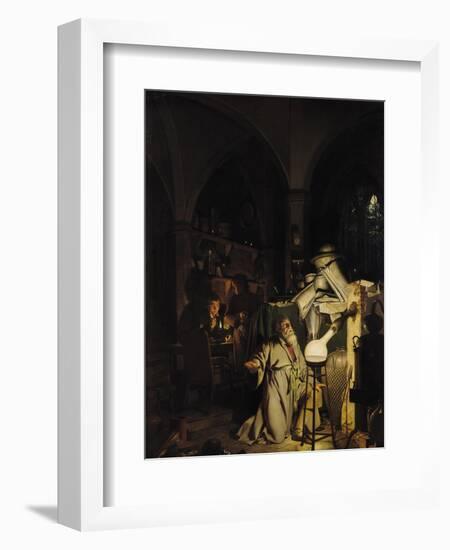 The Alchymist, 1771-Joseph Wright of Derby-Framed Giclee Print