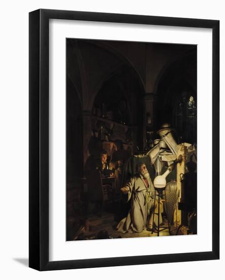 The Alchymist, 1771-Joseph Wright of Derby-Framed Giclee Print