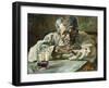 The Alcoholic, Father Mathias; a La Boutique, Chateau Du Bosc: Le Buveur, Le Pere Mathias, 1882-Henri de Toulouse-Lautrec-Framed Giclee Print