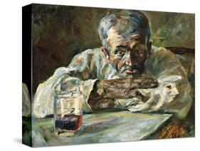The Alcoholic, Father Mathias; a La Boutique, Chateau Du Bosc: Le Buveur, Le Pere Mathias, 1882-Henri de Toulouse-Lautrec-Stretched Canvas