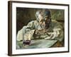 The Alcoholic, Father Mathias; a La Boutique, Chateau Du Bosc: Le Buveur, Le Pere Mathias, 1882-Henri de Toulouse-Lautrec-Framed Giclee Print