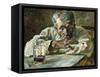 The Alcoholic, Father Mathias-Henri de Toulouse-Lautrec-Framed Stretched Canvas