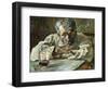 The Alcoholic, Father Mathias-Henri de Toulouse-Lautrec-Framed Premium Giclee Print