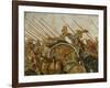 The Alexander Battle, Darius, Probably Done after a Painting by Philoxeilos of Entrea (4th BCE)-null-Framed Giclee Print