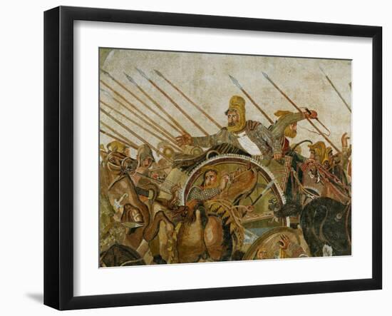 The Alexander Battle, Darius, Probably Done after a Painting by Philoxeilos of Entrea (4th BCE)-null-Framed Giclee Print