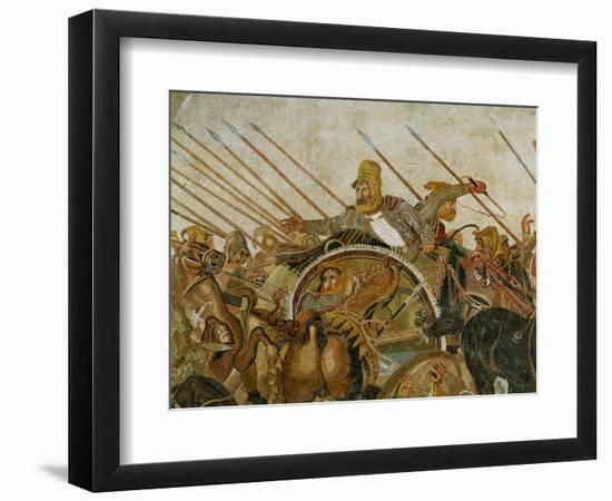 The Alexander Battle, Darius, Probably Done after a Painting by Philoxeilos of Entrea (4th BCE)-null-Framed Premium Giclee Print