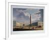 The Alexander Column. View from the Main Army Headquarters, 1840S-Louis Jules Arnout-Framed Giclee Print