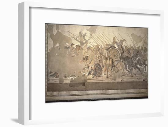 The Alexander Mosaic, Depicting the Battle of Issus Between Alexander the Great-Roman-Framed Giclee Print