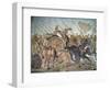 The Alexander Mosaic, Detail Depicting the Darius III-Roman-Framed Giclee Print