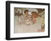 The Alexander Mosaic, Detail of Alexander the Great (356-323 BC) at the Battle of Issus-null-Framed Giclee Print