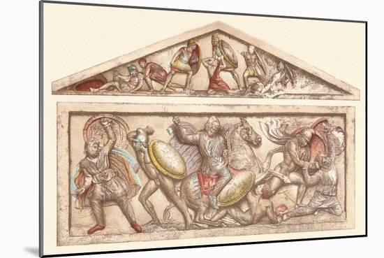 The Alexander Sarcophagus, c1901, (1907)-null-Mounted Giclee Print