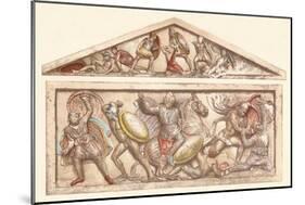 The Alexander Sarcophagus, c1901, (1907)-null-Mounted Giclee Print