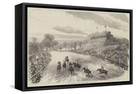 The Alexandra Park Races, Muswell Hill-Charles Robinson-Framed Stretched Canvas