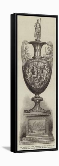 The Alexandra Vase, Presented to the Princess of Wales by the Danish Residents in Great Britain-null-Framed Stretched Canvas