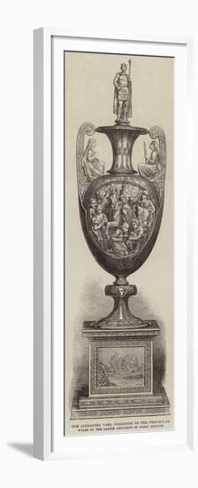 The Alexandra Vase, Presented to the Princess of Wales by the Danish Residents in Great Britain-null-Framed Premium Giclee Print