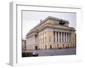 The Alexandrinsky Theatre in Saint Petersburg, 1828-1832-Carlo Rossi-Framed Photographic Print