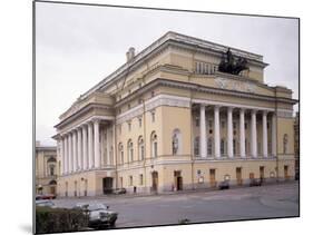 The Alexandrinsky Theatre in Saint Petersburg, 1828-1832-Carlo Rossi-Mounted Photographic Print