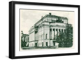 The Alexandrinsky Theatre, Saint Petersburg, Russia, 1890S-null-Framed Giclee Print