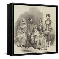 The Algerine Family, at Vauxhall-Gardens-null-Framed Stretched Canvas