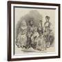 The Algerine Family, at Vauxhall-Gardens-null-Framed Giclee Print