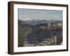 The Alhambra and Sierra Nevada, Granada, 2016-Peter Brown-Framed Giclee Print