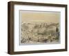The Alhambra from the Albay, from "Sketches and Drawings of the Alhambra"-John Frederick Lewis-Framed Giclee Print