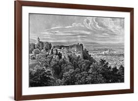 The Alhambra, Granada, Spain, 1902-Daudet-Framed Giclee Print