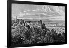 The Alhambra, Granada, Spain, 1902-Daudet-Framed Giclee Print