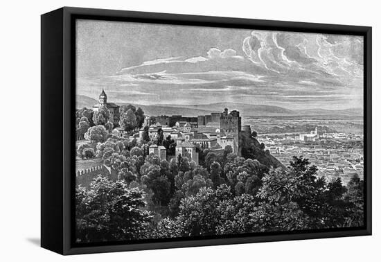 The Alhambra, Granada, Spain, 1902-Daudet-Framed Stretched Canvas