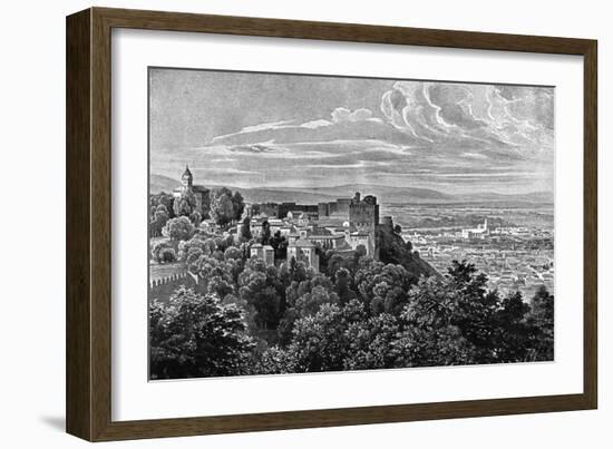 The Alhambra, Granada, Spain, 1902-Daudet-Framed Giclee Print