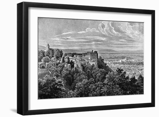 The Alhambra, Granada, Spain, 1902-Daudet-Framed Giclee Print