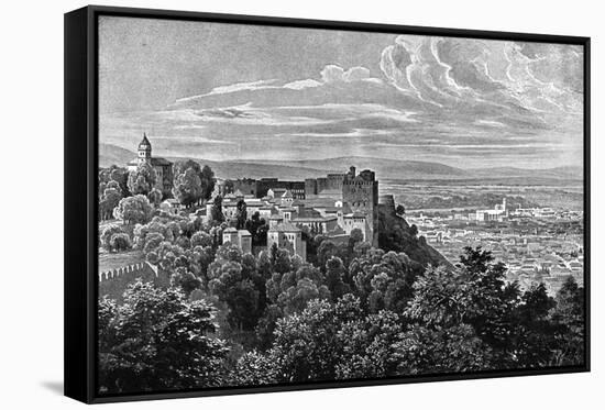 The Alhambra, Granada, Spain, 1902-Daudet-Framed Stretched Canvas