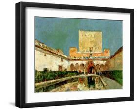 The Alhambra, Granada, Spain, C.1883-Childe Hassam-Framed Giclee Print