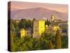 The Alhambra Palace at Sunset, Granada, Granada Province, Andalucia, Spain-Doug Pearson-Stretched Canvas