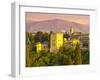 The Alhambra Palace at Sunset, Granada, Granada Province, Andalucia, Spain-Doug Pearson-Framed Photographic Print