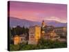 The Alhambra Palace at Sunset, Granada, Granada Province, Andalucia, Spain-Doug Pearson-Stretched Canvas