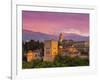 The Alhambra Palace at Sunset, Granada, Granada Province, Andalucia, Spain-Doug Pearson-Framed Photographic Print