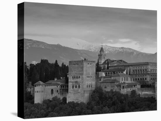 The Alhambra Palace at Sunset, Granada, Granada Province, Andalucia, Spain-Doug Pearson-Stretched Canvas