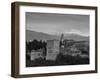 The Alhambra Palace at Sunset, Granada, Granada Province, Andalucia, Spain-Doug Pearson-Framed Premium Photographic Print