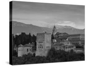 The Alhambra Palace at Sunset, Granada, Granada Province, Andalucia, Spain-Doug Pearson-Stretched Canvas