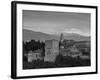 The Alhambra Palace at Sunset, Granada, Granada Province, Andalucia, Spain-Doug Pearson-Framed Photographic Print