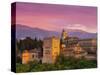 The Alhambra Palace at Sunset, Granada, Granada Province, Andalucia, Spain-Doug Pearson-Stretched Canvas